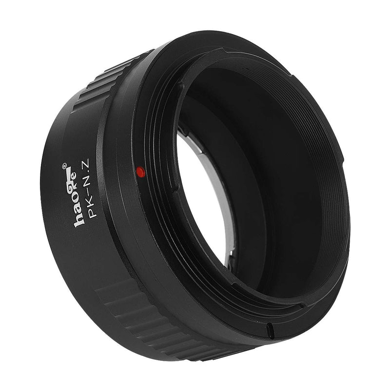 Haoge Manual Lens Mount Adapter for Pentax K PK Lens to Nikon Z Mount Mirrorless Camera Such as Z7II Z6ii Z6 Z7 Z50