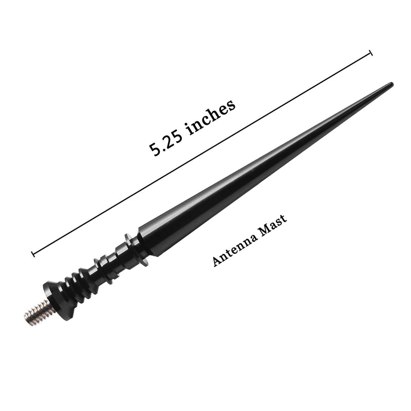 JAPower Replacement Antenna Compatible with Cadillac SRX 2010-2014 | 5.25 inches-Black Black