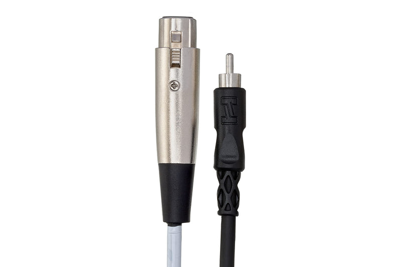 Hosa XRF-103 XLR3F to RCA Unbalanced Interconnect Cable, 3 Feet