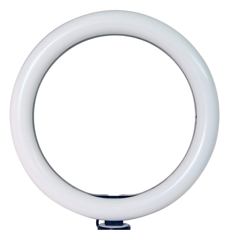 Vidpro RL-10 10" Inch LED Ring Light Kit with Mini Tripod and Ball Head. USB Powered for Portraits, Makeup, Modelling, Vloggers, Macro Photos and YouTube. Variable Color Temperature 2800K 4500K 6500K