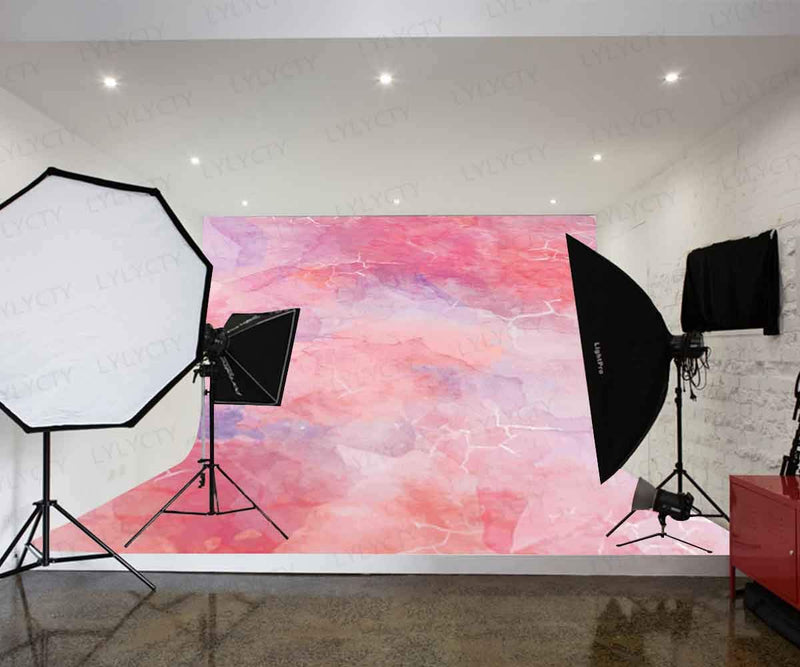 LYLYCTY 10x7ft Fantasy Pink Background Marble Texture Pattern Photo Backgrounds for Baby Girl Birthday Party Photography Background for Wedding Party Banner Photo Booth Studio Props BJLY22 Vinyl-10x7ft