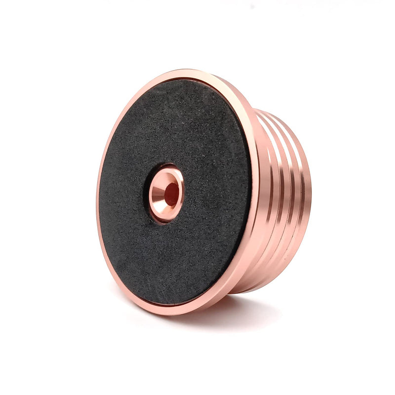 Record Weight 60HZ LP Disc Stabilizer Turntable Level Vinyl Clamp (60Hz, Gold)