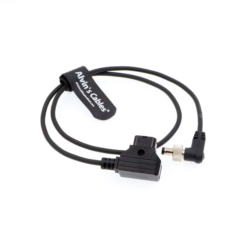 Alvin's Cables D-Tap to Locking DC 5.5 2.1 Atomos Monitor Power Cable for Video Devices PIX-E7 PIX-E5 7 Touchscreen Display Hollyland Mars 400s Right Angle Lock DC to Dtap 60cm