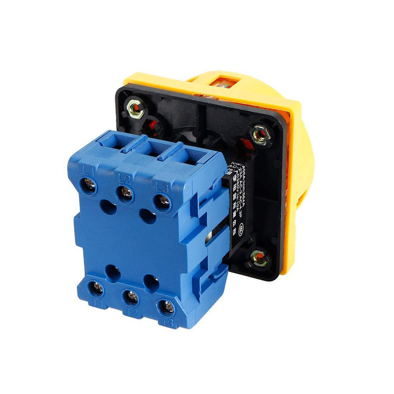[AUSTRALIA] - VictorsHome Changeover Switch SYW30-25 2 Positions 6 Terminals Universal Rotary Cam Selector Latching Switches 660V 25A 