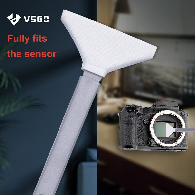 VSGO VS-S04E Professional Medium Format Camera Cleaning Kit for Medium Frame CCD/CMOS/Sensor with 12pcs Clean Swabs 34mm and 10ml Cleaner