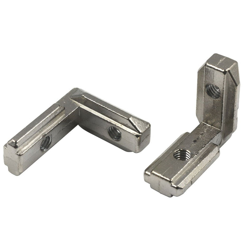 L Joint & Screws, Mergorun 3030 Series T Slot L Shape 90 Degree Inside Corner Connector Joint Bracket with Screws Used for Slot 8mm Aluminum Profiles Pack of 10