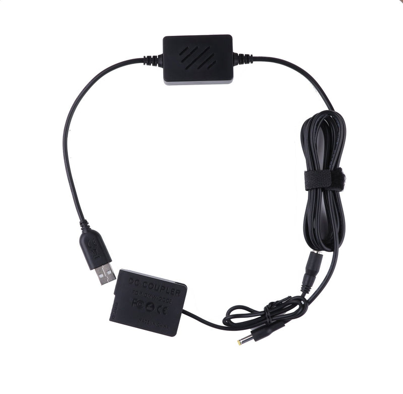 DMW-DCC8 DC Coupler, Upgraded USB Power Cable Replacement for DMW-AC8 AC Adapter, DMW-BLC12 Replacement Battery for Panasonic Lumix DMC-FZ1000, FZ200, FZ2500, DMC-G85, DMC-GX8, DMC-G7, DMC-G5, DMC-G6