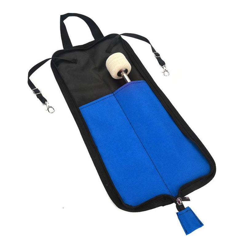 Drum Stick Bag, Portable Drum Stick Storage Hanging Bag Drumstick Handbag Holder with Handle Blue