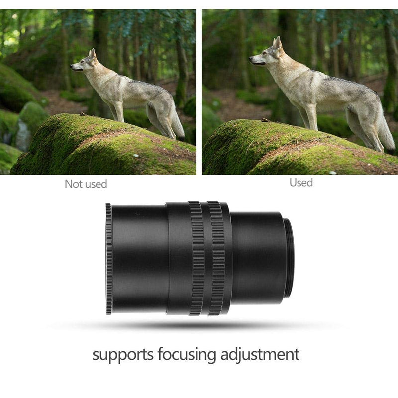 Pomya M42 Lens to M42 Mount Focusing Helicoid Adapter, Adjustable Focusing Helicoid Lens Adapter Macro Tube Accessory(36mm-90mm) 36mm-90mm