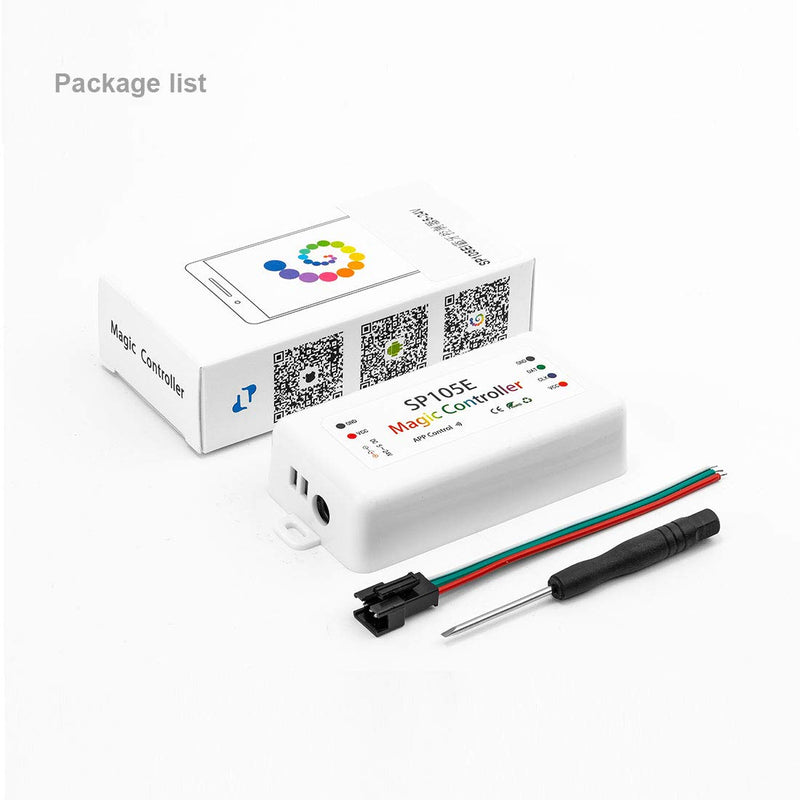 [AUSTRALIA] - BTF-LIGHTING Wireless Bluetooth Controller SP105E iOS/Android APP for WS2811 WS2812B WS2815 WS2813 WS2801 SK6812 WS2815 SK9822 APA102 etc LED Strip Pixel Module Panel Light 