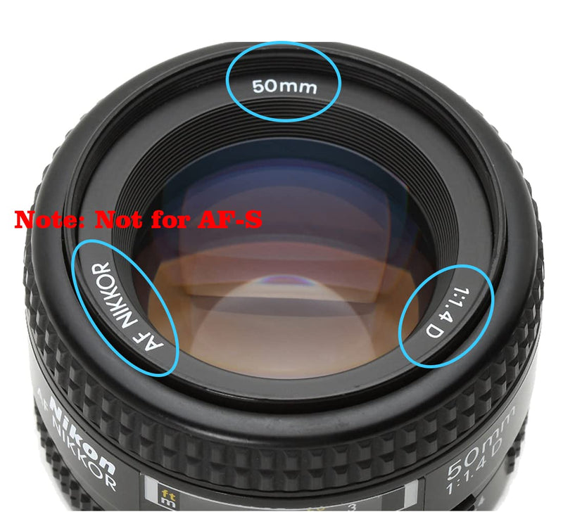 52mm Lens Cap Compatible for Nikon AF(Not for AF-S) Nikkor 50mm f/1.8D,AF(Not for AF-S) Nikkor 50mm f/1.4D,HUIPUXIANG[2 Pack]