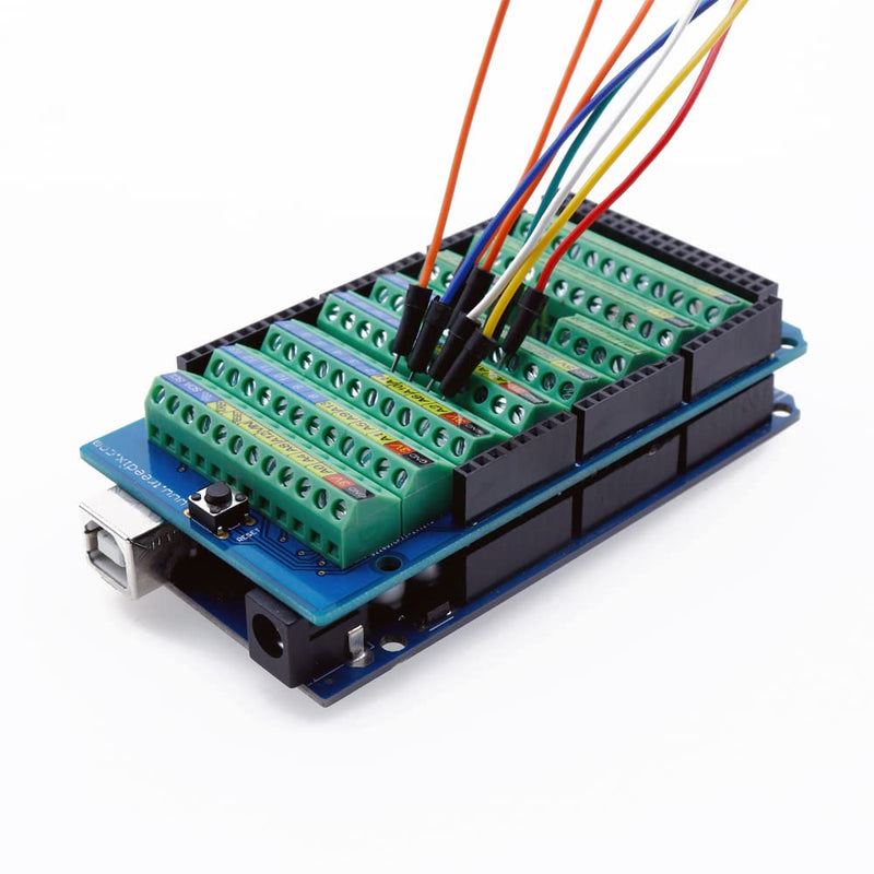 Treedix Screw Terminal Block Breakout Moduleor for Arduino MEGA-2560 R3