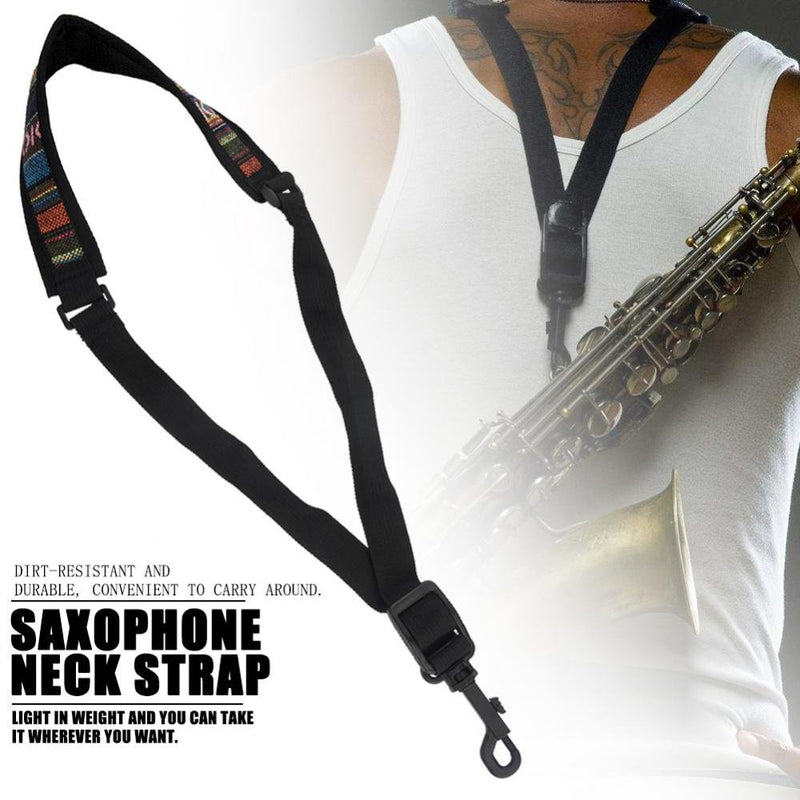 Saxophone Neck Strap Sling Hook for Alto Tenor Sax Wood Wind Accs Random Folk Style