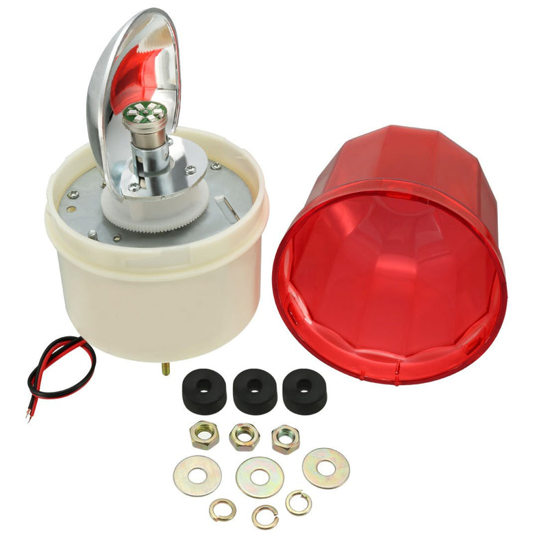 [AUSTRALIA] - uxcell LED Warning Light Rotating Flashing Industrial Signal Alarm Tower Lamp DC 12V Red LTE1101L 