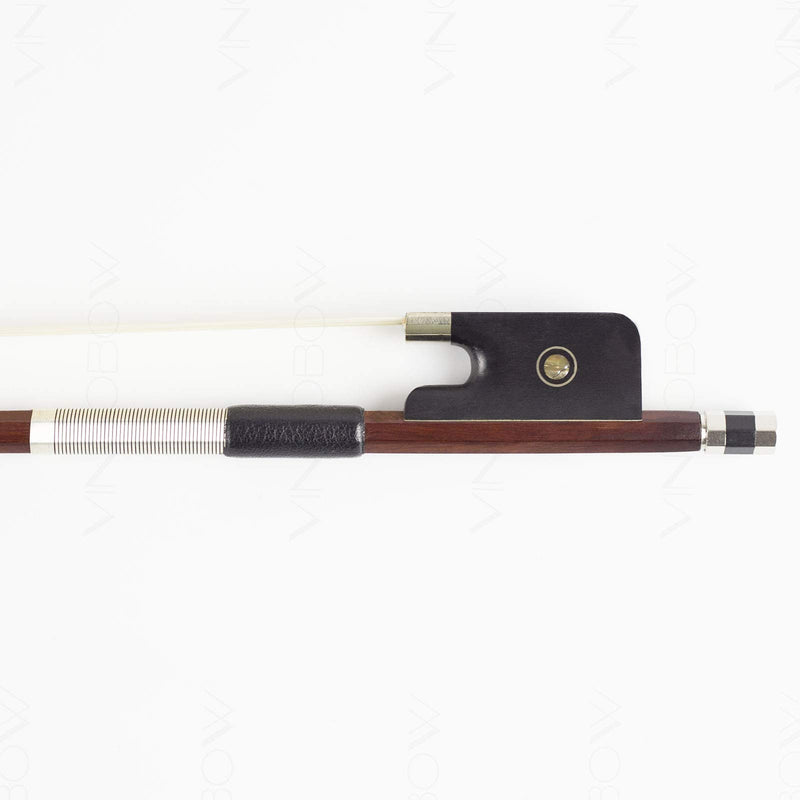 Brazilwood Octagonal Stick Shape Viola Bow 4/4 Size 310M VINGOBOW Advanced Level Parisian Eyes Ebony Frog Well Balanced Sweet Sound Natural Horse Hair