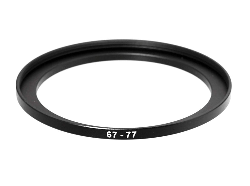 (2 Packs) 67-77MM Step-Up Ring Adapter, 67mm to 77mm Step Up Filter Ring, 67mm Male 77mm Female Stepping Up Ring for DSLR Camera Lens and ND UV CPL Infrared Filters