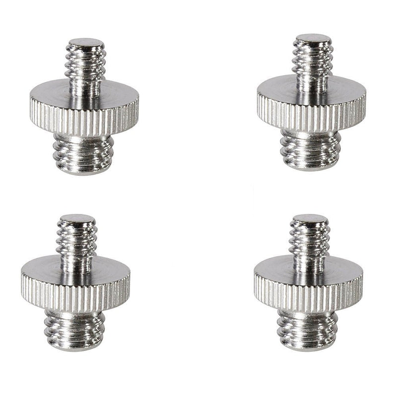 [AUSTRALIA] - Honbay 4PCS 1/4" Male -3/8" Male Converter Screw +4PCS Female 1/4" to Metal 3/8" Convert Screw Adapter for Tripod Monopod Ballhead DSLR SLR 