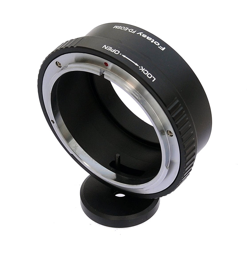 Fotasy Canon FD Lens to Canon EF-M Mount Adapter, Canon FD EFM, FD EOS M, w Tripod Mount, fits Canon FD FL Lens & Canon EOS-M Mirrorless Cameras M1 M2 M3 M5 M6 M6 Mark II M10 M50 M100 M200 FD EFM Tripod