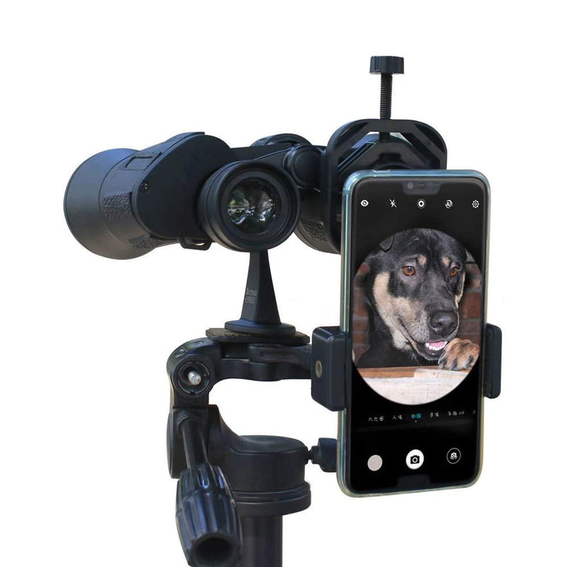 Vankey Cellphone Telescope Adapter Mount, Universal Phone Scope Mount, Work with for Spotting Scope, Telescope, Microscope, Monocular, Binocular, for iPhone, Samsung, HTC, LG and More