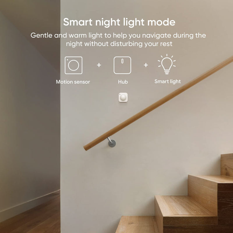 TREATLIFE Zigbee Motion Sensor, Smart Motion Sensor Detector for Alarm System, Smart Home Automation, Triggering Lights and Scenes, Compatible with Alexa Google Home (Hub Required and Sold Separately) Motion Sensor (Hub Sold Separately)