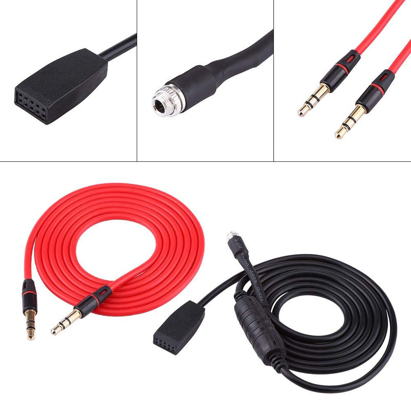 3.5 mm Car Audio Radio Aux Input Adapter Cable, Interface Adapter MP3 Music Cables for E53 E39 X5 E46 1998-2006