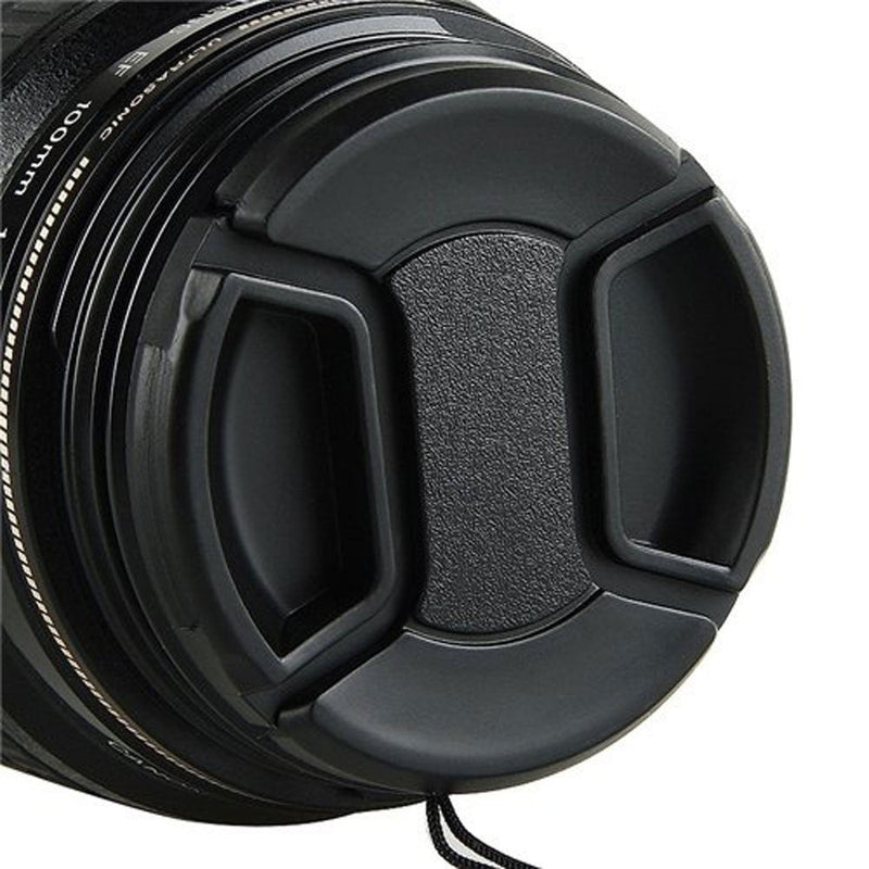 (5 Packs Bundle) 58MM Front Lens Filter Snap On Pinch Cap, 58 mm Protector Cover for DSLR SLR Camera Lense