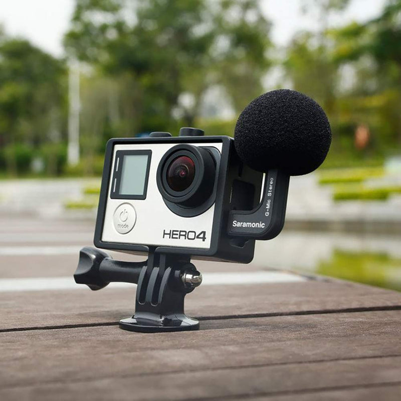 Saramonic G-Mic Microphone for GoPro Cameras Hero4, Hero3+, Hero3 (Black)