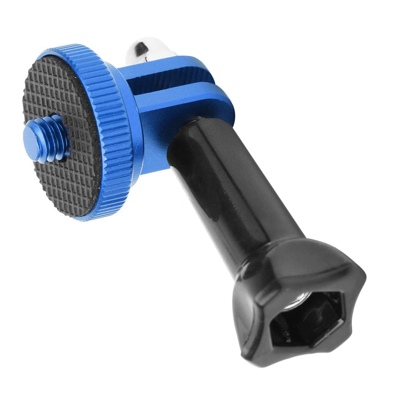 Goshyda Aluminum Alloy Camera Bracket Mount Adapter Extension Arm for Insta360 ONE X/X2 (Blue)