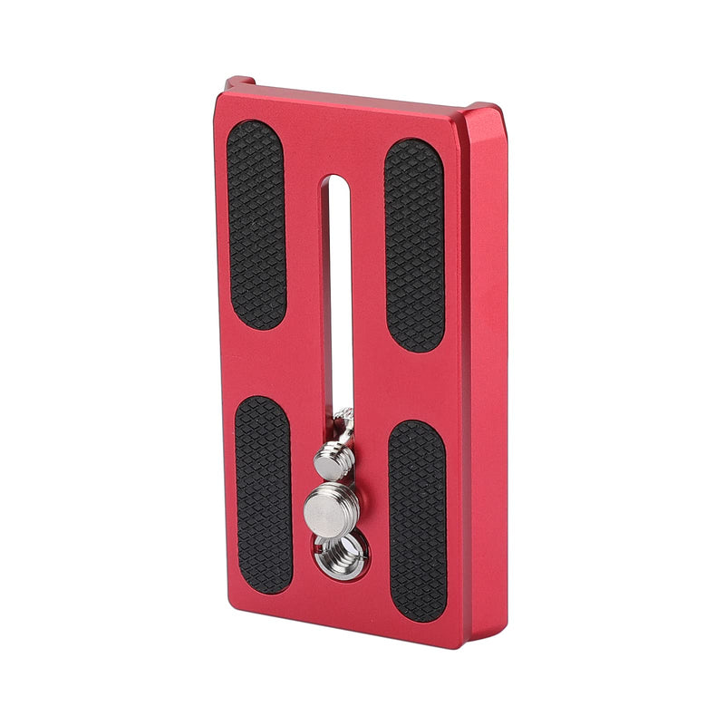 CAMVATE Camera Quick Release Plate with 1/4" & 3/8" Threads Compatible with 577/ 501/ 504/ 701 Tripod(Red) - 2886