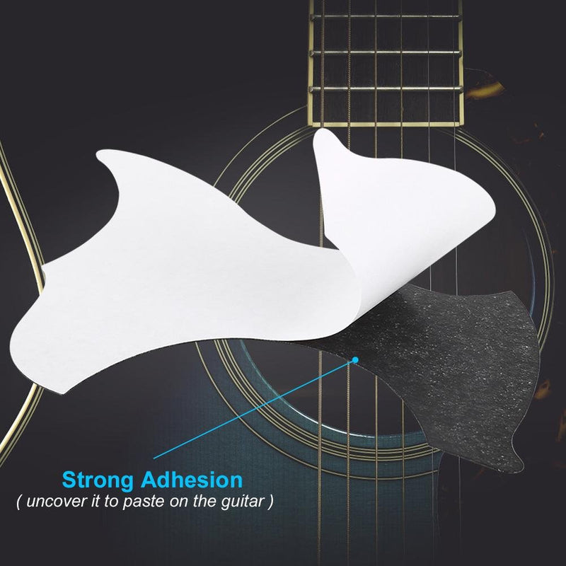 2Pcs Guitar Pickguard Anti-Scratch Guard Plate Self-Adhesive Pick Guard Sticker for Acoustic Guitar Parts BACK