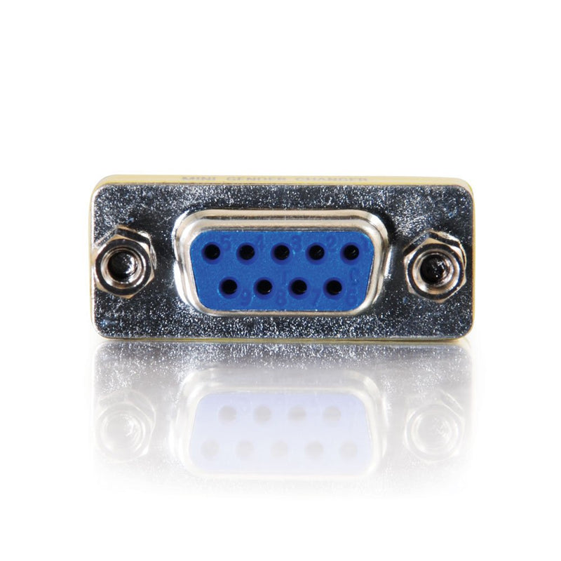 [AUSTRALIA] - C2G 02781 DB9 F/F Serial RS232 Mini Gender Changer/Coupler, Nickel 
