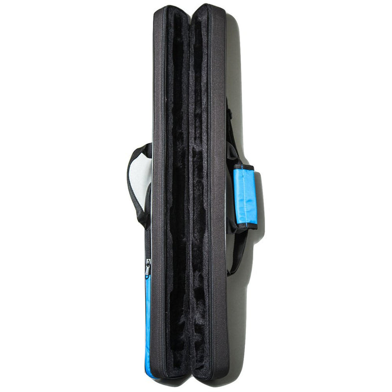 Paititi Brand New Model One Piece C Foot Flute Case With Exterior Pocket Handler and Back Strap