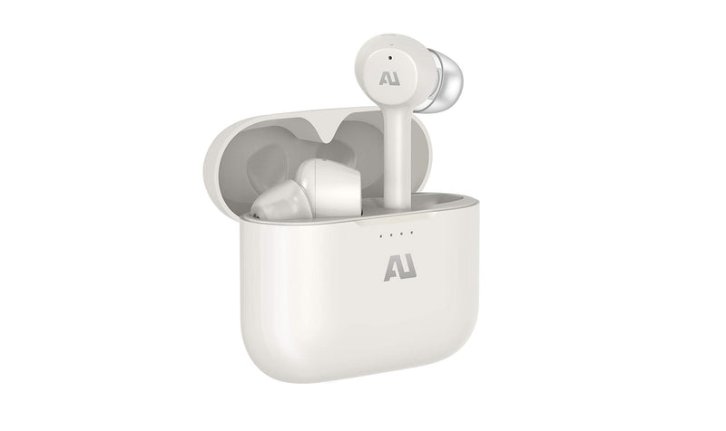 Ausounds AU-Stream True Wireless Titanium Driver Earbuds (White)