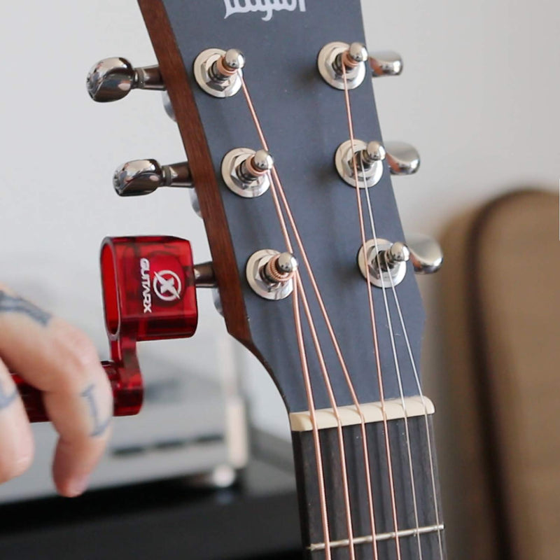 GUITARX X100 - Guitar String Winder - Easy To Use Guitar Peg Winder For Quick String Changes - #1 String Winder for Acoustic Guitar, Electric Guitar, Banjo, Mandolin, Ukulele - Random Colors