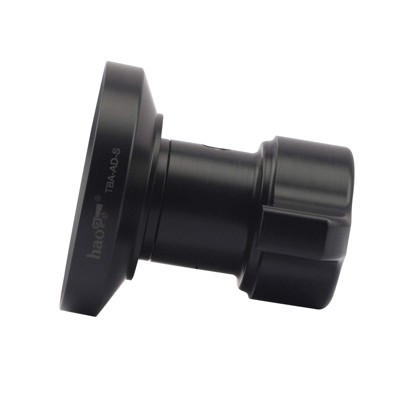 Haoge 75mm Half Ball Bowl Adapte, Metal Half Ball Flat to Bowl Adapter Convert Video Bowl Tripod and Fluid Head with 3/8" Screws for as Manfrotto 501/502/504 Flat Mount Type Fluid Head