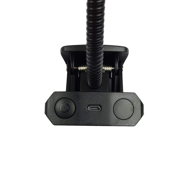 [AUSTRALIA] - Rechargeable Clip-on Music Stand Orchestra Light- 10 Bright LEDs- Includes USB Cord, Wall Plug, and Carrying Bag- Also for Reading, DJs, Artists, Crafting 