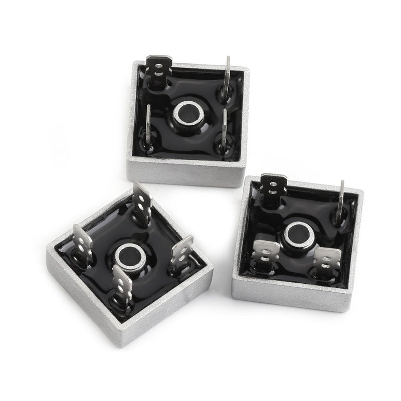 KBPC5010 50A 1000V High-power Metal Case Single Phase Diode Bridge Rectifiers, Pack of 10