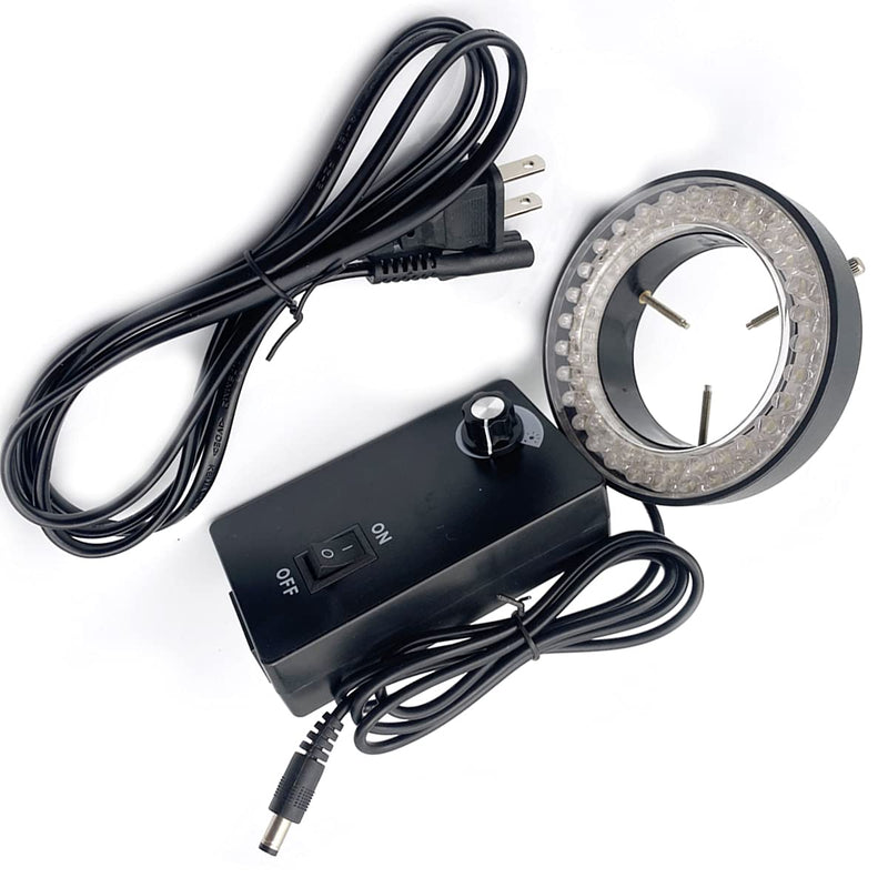 Kiro&Seeu 60-LED Adjustable Ring Light Illuminator Lamp for Stereo Zoom Microscope