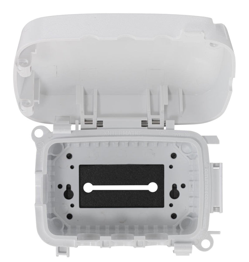 [AUSTRALIA] - Intermatic WP5100W Extra Duty Plastic Weatherproof Cover, 2.75-Inch Single Gang, White 
