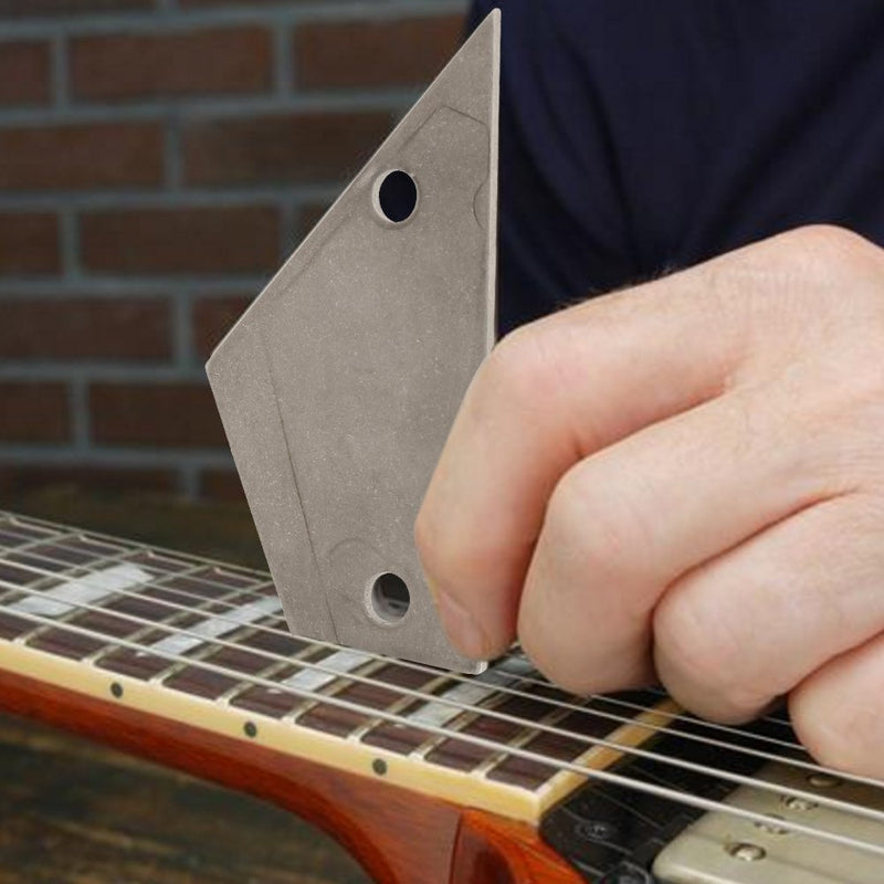 Guitar Polish Tools Set, Guitar Repairing Tools Kit with Fret Grinding File Rocker Leveling Tool Fretboard Guards Sanding