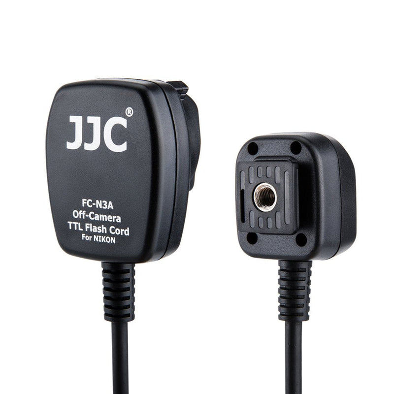 [AUSTRALIA] - Flash TTL Cord JJC Off-Camera Flash Hot Shoe Cord for Nikon Z5 Z6 Z6II Z7 Z7II D6 D5 D780 D850 D810 D750 D500 D7500 D7200 D5600 D5500 D5300 D3500 D3400 Replaces Nikon SC-28 Cord -1.3m 