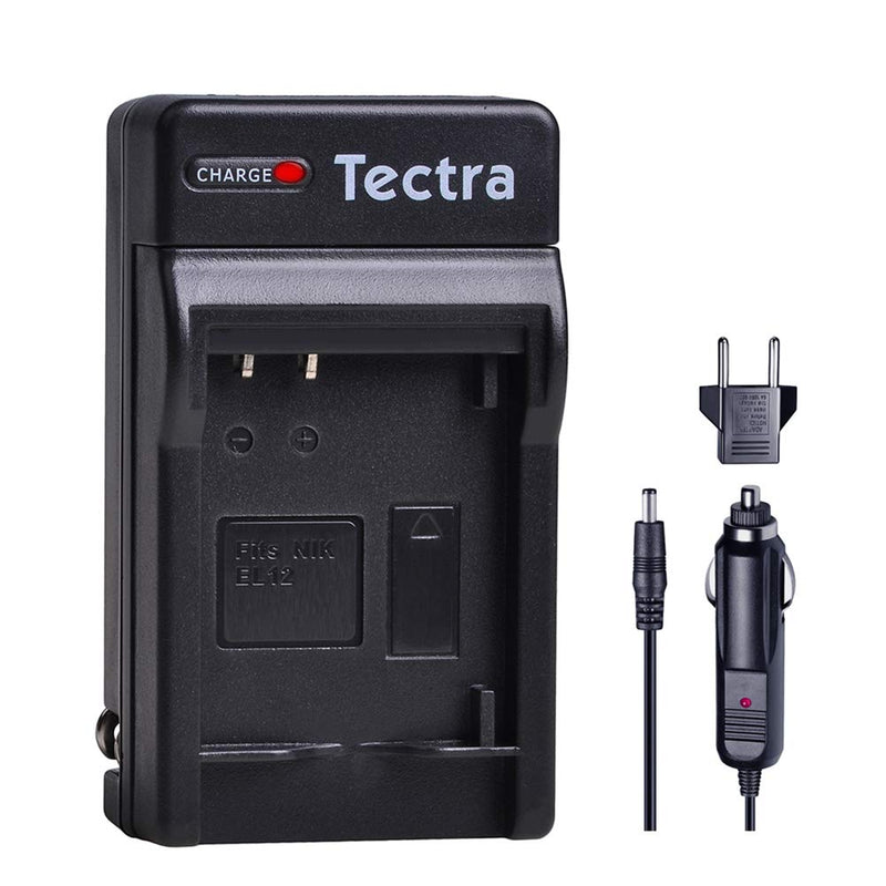 Tectra EN-EL12 ENEL12 Replacement Battery + Travel Charger Kits for Nikon Coolpix A1000 B600 W300 A900 AW100 AW110 AW120 AW130 S6300 S8100 S8200 S9050 S9200 S9300 S9400 S9500 S9700 S9900 P310