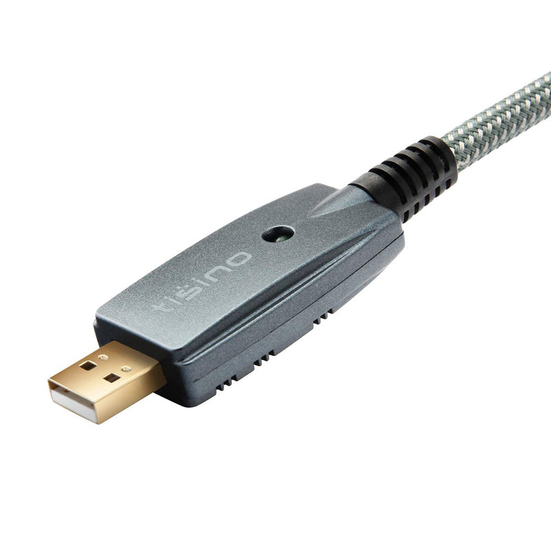 [AUSTRALIA] - TISINO USB Guitar Cable, 10 ft USB to 1/4 inch TS Mono Jack Instruments Cord - Green 