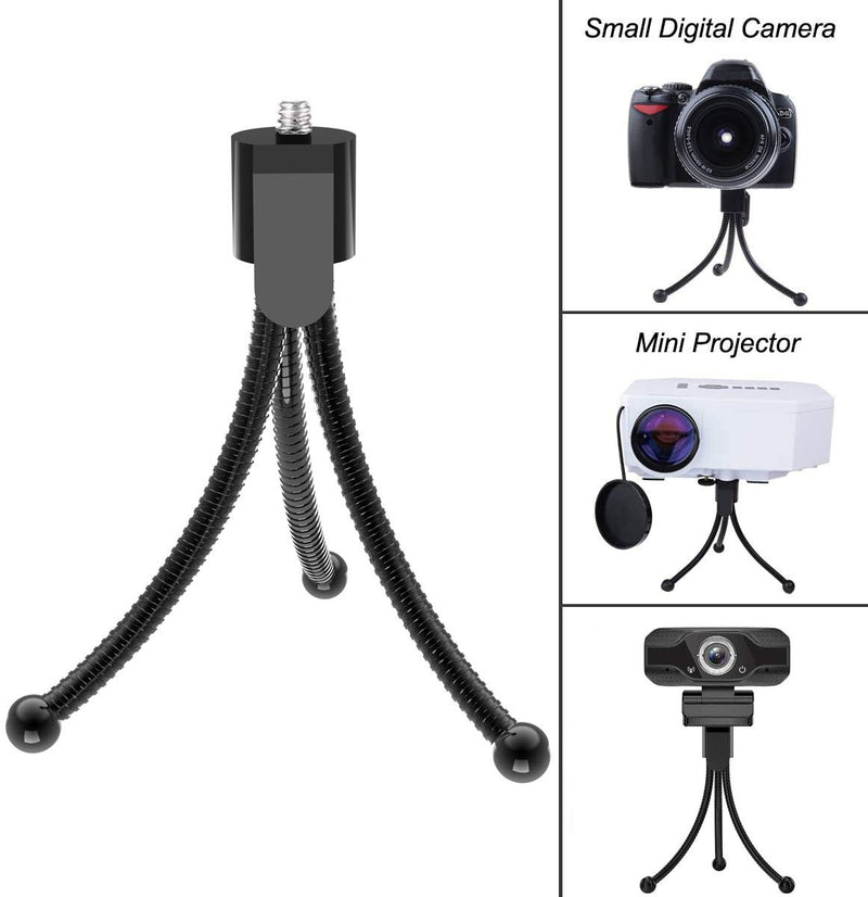 Webcam Stand,wisdomspot Mini Camera Tripod,Lightweight Adjustable Mini Tripod Stand for Conference Room Desktop