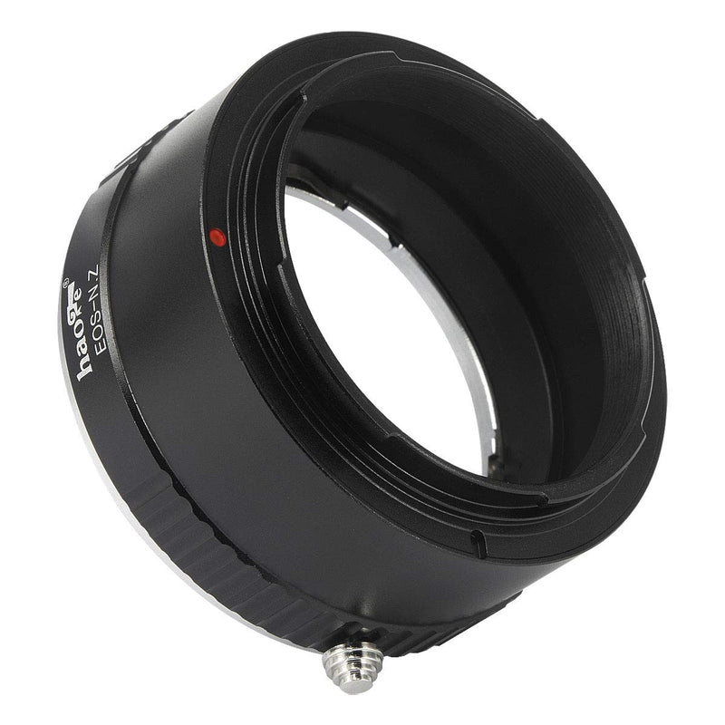 Haoge Manual Lens Mount Adapter for Canon EOS EF EFS EF-S Lens to Nikon Z Mount Mirrorless Camera Such as Z7II Z6II Z6 Z7