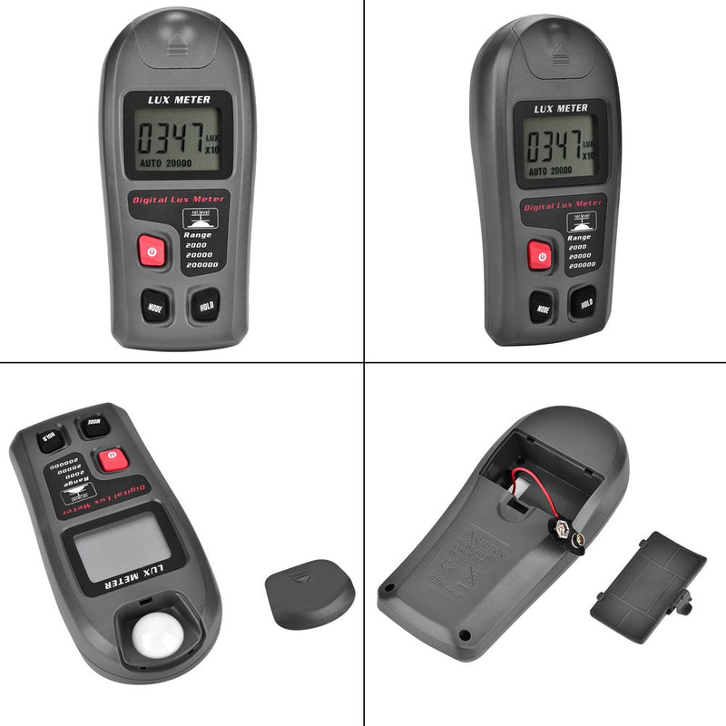 [AUSTRALIA] - Digital Lux Meter,MT-30 Digital Luxmeter LCD Display Light Meter Environmental Testing Illuminometer (Range: 0.1~200,000 Lux and 0.01~20,000 Fc) 