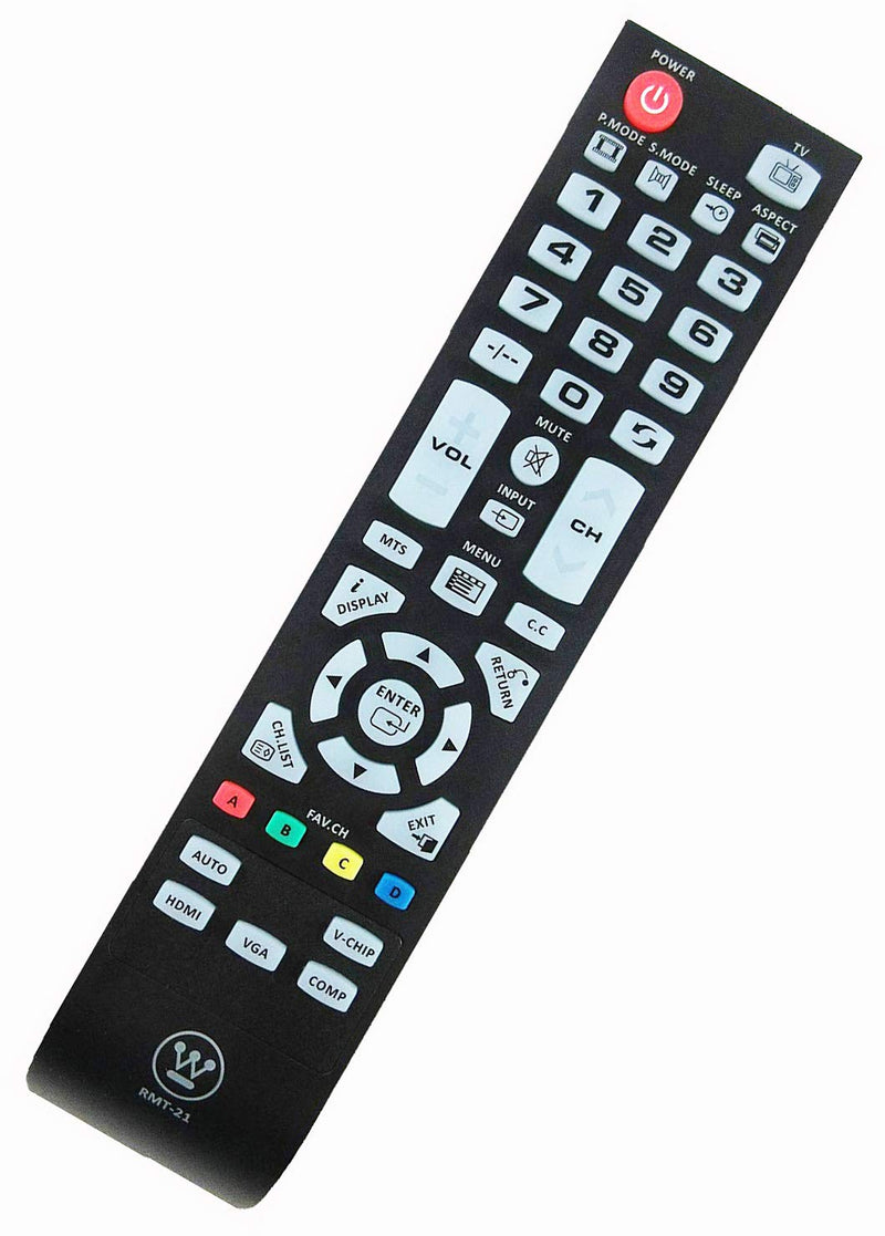 New RMT-21 Remote Control Replacement for Westinghouse TV CW50T9YW CW40T8GW CW40T6DW CW40T2RW