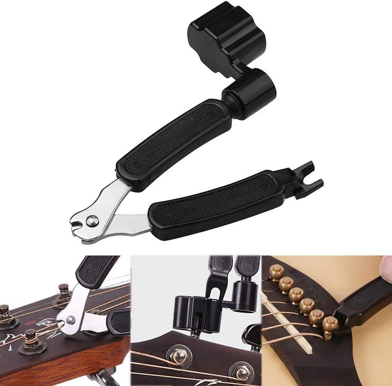 Guitar Capo for Acoustic and Electric Guitars Quick Change Grain Clamp Dark Wood