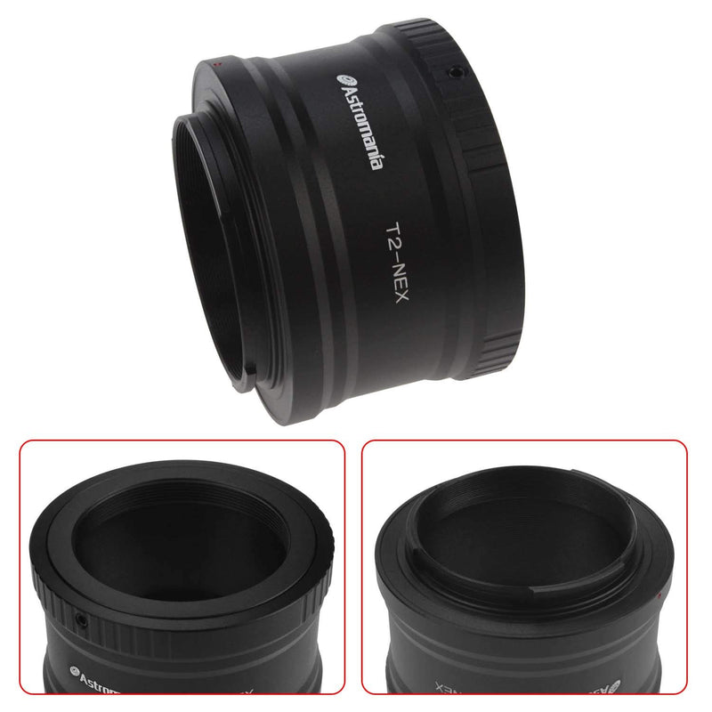 Astromania T/T2 Lens Mount Adapter Ring for Sony-NEX Camera Ring Set for Sony-NEX