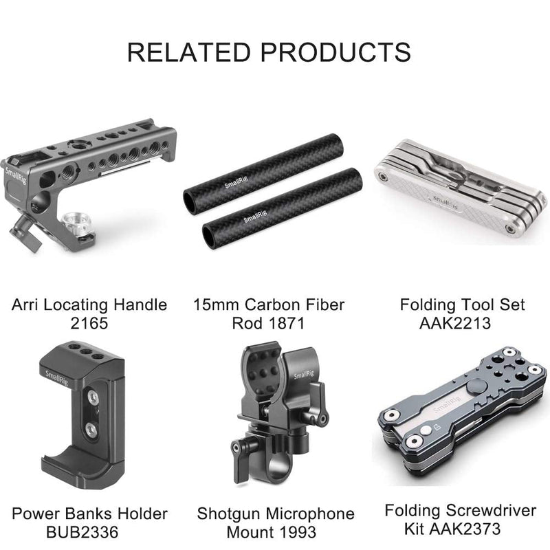 [AUSTRALIA] - SmallRig Shotgun Microphone Holder (Cold Shoe) BSM2352 